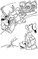 Donald Duck kleurplaat 4